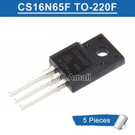 5pcs CS16N65F A9H TO220F CS 16N65 F TO-220F N-channel 16A/650V MOSFET Transistor new original IC