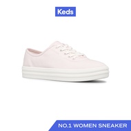 KEDS รองเท้าผ้าใบ แบบผูกเชือก รุ่น BREEZIE CANVAS สีชมพู ( WF65864 )