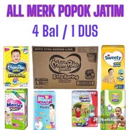 Live xtra BABY DIAPERS ALL BRANDS CONTENTS 4 BALLS/1 BOX / Diapers 1 Carton