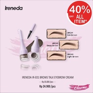 (READY & ORIGINAL) IRENEDA Brows Talk Eyebrow Cream IR-E01 IR E01 brow gel