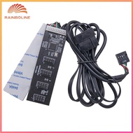 USB2.0 9pin Header Useful Motherboard USB 2.0 Adapter Converter MB USB Adapter