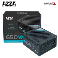 PSU AZZA 650W 80Plus Bronze มือ1 วัตต์เต็ม ของแท้ สายดำหรู Power Supply