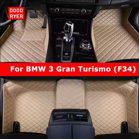 DOODRYER Custom Car Floor Mats For BMW 3GT Gran Turismo F34 2012-2023 Auto Carpets Foot Coche Access