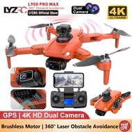 LYZRC L900 PRO MAX Drone 4K Professional HD Dual Camera GPS Dron Brushless Motor FPV Quadcopter L900