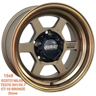 (1pc)4x4 sport rim 15" 15inch A-016 TE37x hilux navara triton kembara