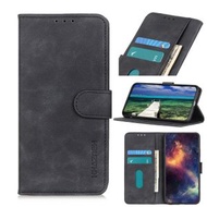 全城熱賣 - 適用於小米Poco X5 Pro 5G / 紅米Note 12 Pro 5G KHAZNEH 復古紋左右開手機皮套（黑色）