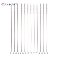 AN.MART Stainless steel nylon straw cleaner straw 17cm brush AM