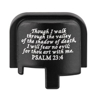 Laser Engraved Aluminum Rear Cover Slide Back Butt Plate for 9mm .40 Taurus G2C, G3, G3XL, G3C, G2S,