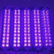 ไฟโมดุล LED Module 24led รถมอเตอร์ไซค์ รถยนต์ 12V รถใหญ่ หกล้อ สิบล้อ 24V  ติดข้างรถ  มี 8 สีให้เลือ