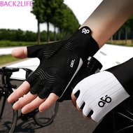 BACK2LIFE 1 Pair Fitness Gloves, Breathable Shockproof Cycling Gloves, Sports Gloves Palm Guards wit
