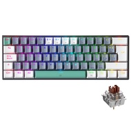 MACHENIKE K500-B61 Bàn Phím Cơ 60% Mini Trao Đổi Nóng RGB NKRO Bàn Phím Chơi Game Có Dây Español Ame