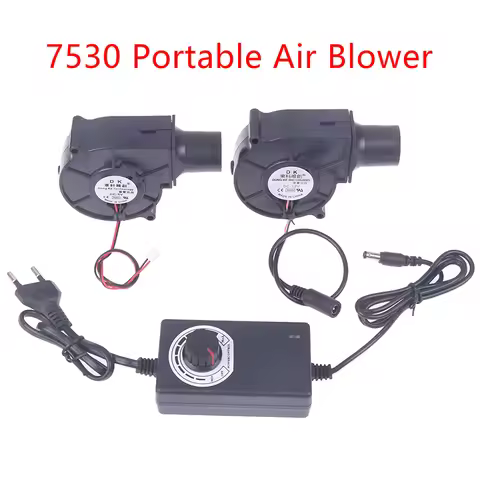 7530 Smelting Metal Fan Portable Air Blower 2500R Centrifugal Radial Air Cooler Fan BBQ Blower Charc