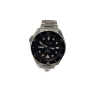 SEIKO mens watches quartz wrist watch analogues stainless BLK SLV 4r36-07g0 Direct from Japan Second