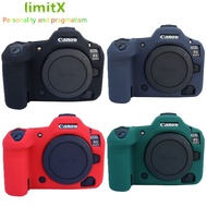 For Canon EOS R5 Mark II Silicone Armor Skin Case Camera Bag Protective Body Cover Anti-skid Texture