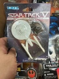 全新 1989 年由 ERTL 推出的《星艦奇航記V：終極邊緣》（Star Trek V: The Final Frontier）聯名壓鑄金屬聯邦星艦企業號（U.S.S. Enterprise NCC