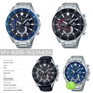 [CASIO EDIFICE EFV-620 ] CASIO EDIFICE CHRONOGRAPH STAINLESS STEEL EFV-620D-2A / 1A2/ 1A4 /EFV-620L-
