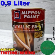 Nippon METALLIC PAINT Solvent Cat Dinding Kayu Besi MET010 FOREST GRIP