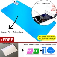 Oppo F11 Pro/F1S/F1 Plus/F5/F7/F9 - Nano PET Material Screen Protector Film
