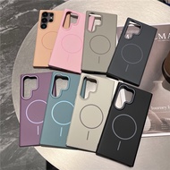 Phone Case for Samsung A07 A17 A37 A57 M35 M55 M56 F55 F56 Magnetic Skin Feel Casing Ultra-thin and 