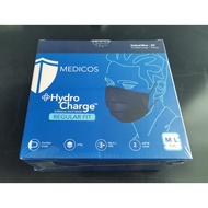 MEDICOS HYDROCHARGE REGULAR/ SLIM FIT OXFORD BLUE / CORAL GREEN 4 PLY SURGICAL MASK (50'S)  98% FILTRATION EFFICIENCY