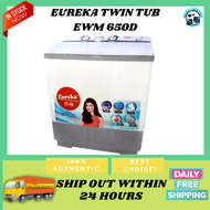 [RESTOCK]  Eureka EWM-650D Eco Friendly Twin Tub Washing Machine With Dryer