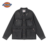 DICKIES MENS JACKET - BLACK DENIM เสื้อแจ็กเก็ต ผู้ชาย