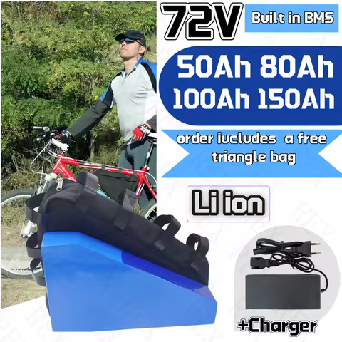 72v 45Ah not 40ah 50ah lithium ion polygon triangle battery pack 72v lithium,Suitable for electric v