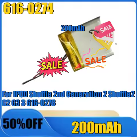 High Quality for IPOD Shuffle 2nd Generation 2 Shuffle2 G2 G3 3 616-0278 New High Quality Replaceabl