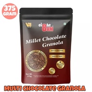 EI8HT 8AM Millet Chocolate Granola 375gr EXP 6/8/2025