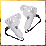 (HARB) VR Handle Silicone Protective Cover for 2 Controller Grips Strap for 2 VR Accesories