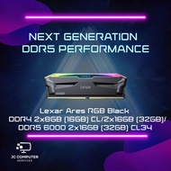 Lexar Ares RGB Black DDR4 3600 2x8GB (16GB)  2x16GB (32GB) DDR5 6000 CL34 2x16GB (32GB) PC Desktop C