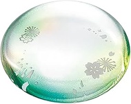 Sunlife O-00867 Chopsticks Rest Glass, 1.8 x 2.0 inches (4.5 x 5 cm), Cherry Blossom Song, Green, Ma