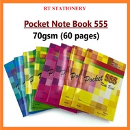 Note Book 555 / Note Book 888 Buku Kecil Notebook - 60 Page Buku 555