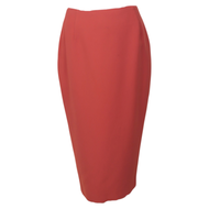 FLYNOW-กระโปรงยาวคลุมเข่า-สีแดงD106-6