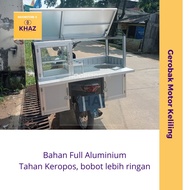 NEW!!! Gerobak Bakso Motor Aluminium Spanrel