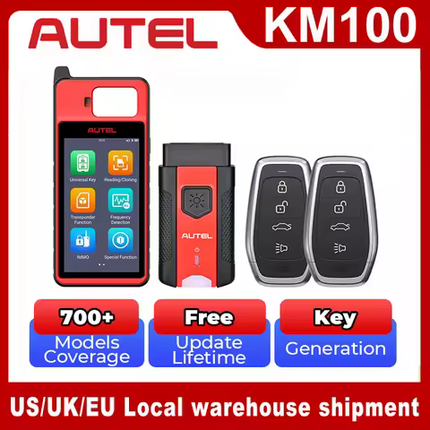 Autel KM100 Key Programmer V200 Universal Key Generator Free Update Lifetime PK IM508 IM608 IMMO