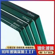 Customized Tempered Glass Glass 5-19mm Thick Tempered Glass Single Piece Tempered Glass Canopy Glass