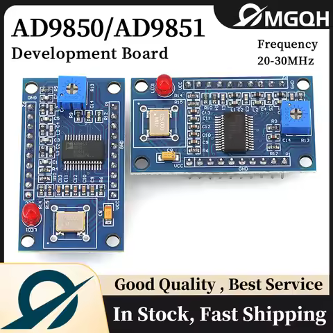 AD9850 AD9851 Development Board DDS Signal Generator with Dual Output for Sine and Square Waves up t