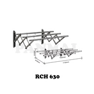 【3 BAR/ 4 BAR】1.0M/1.5M Stainless Steel Wall-Mounted Retractable Cloth Hanger / Indoor Outdoor Hange