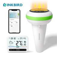 INKBIRD WiFi Pool Thermo-meter Set IBS-P03R+IM-03-W Thermo-meter Humidity Monitor with Weather Info 