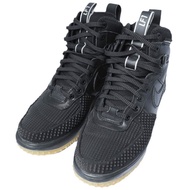 Nike Lunar Force 1 Duckboot 805899-003 US10 (28cm) 黑色/黑色-金屬銀-炭灰色運動鞋 [二手] [Nike]