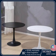 hot】Table and Chair Nordic Balcony Leisure Reception Coffee Tea Shop Dining Table Eames Small round 