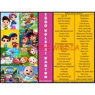 USB Pendrive Video Kartun Kanak-Kanak Popular Cerita & Lagu [64GB Flash Drive]