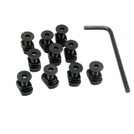 500 เซ็ต/แพ็ค M4/M5 MLOK สกรูเหล็กและ T Nut ชุดเปลี่ยน