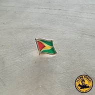 Guyana Country Flag Pin Badge collection Crystal Flag Lapel Pin