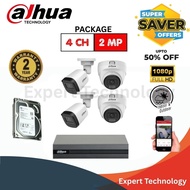 DAHUA CCTV SET4CH 2MP Hardisk T1A21P-U/ B1A21-U/XVR1B04H-I