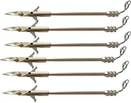 5.3 inches Stainless Steel Crossbow  Fishing Arrow 2 Blades Pack of 3
