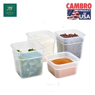 CAMBRO Food Storage Box Polypropylene Easy Seal Cap Works -40 C To 70 Food Container Airtight Contai