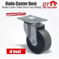 DIGO 4 inch Iron Caster Wheel Iron Caster Wheel Trolley