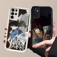 DK-60 Detective Conan Silicone Casing black and white for Samsung M15 A54 FE S24 S21 A55 S25 Ultra A
